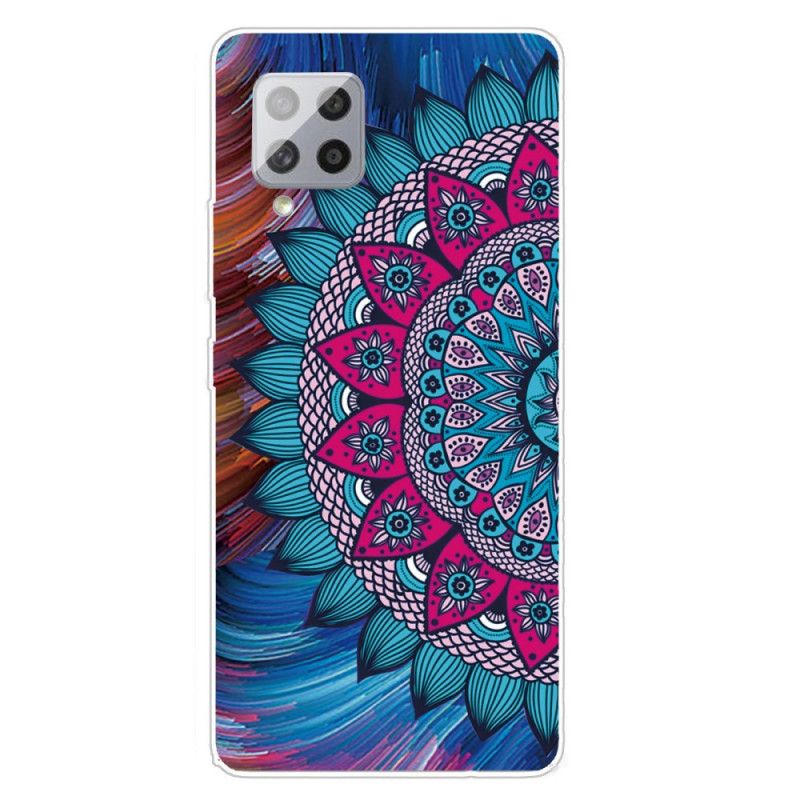 Cover for Samsung Galaxy A42 5G Farverig Mandala