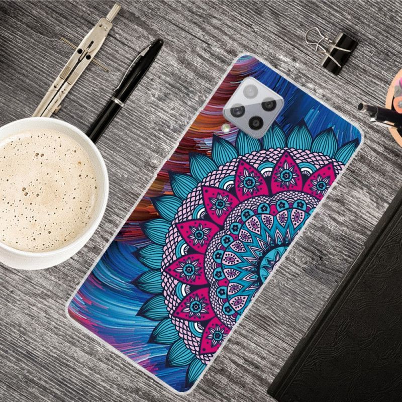 Cover for Samsung Galaxy A42 5G Farverig Mandala