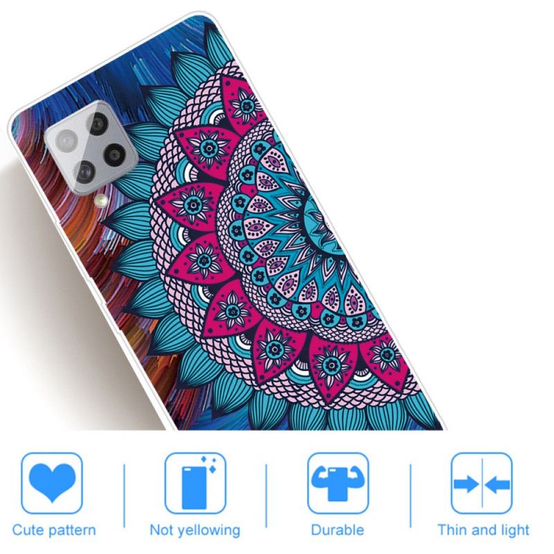 Cover for Samsung Galaxy A42 5G Farverig Mandala