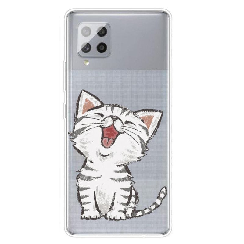 Cover for Samsung Galaxy A42 5G Sød Kat