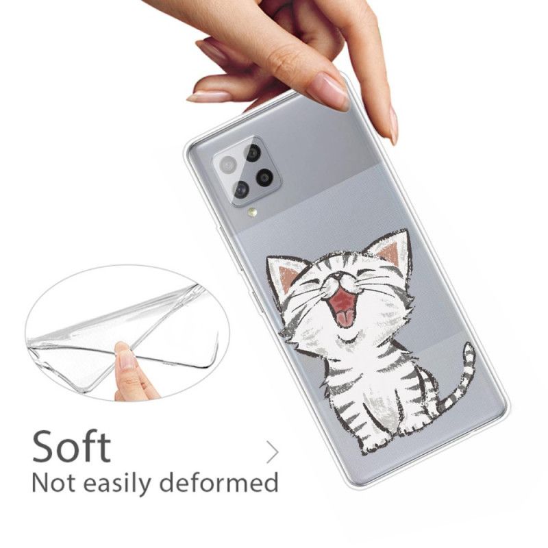 Cover for Samsung Galaxy A42 5G Sød Kat