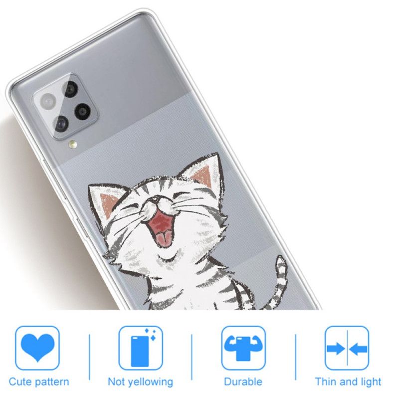 Cover for Samsung Galaxy A42 5G Sød Kat