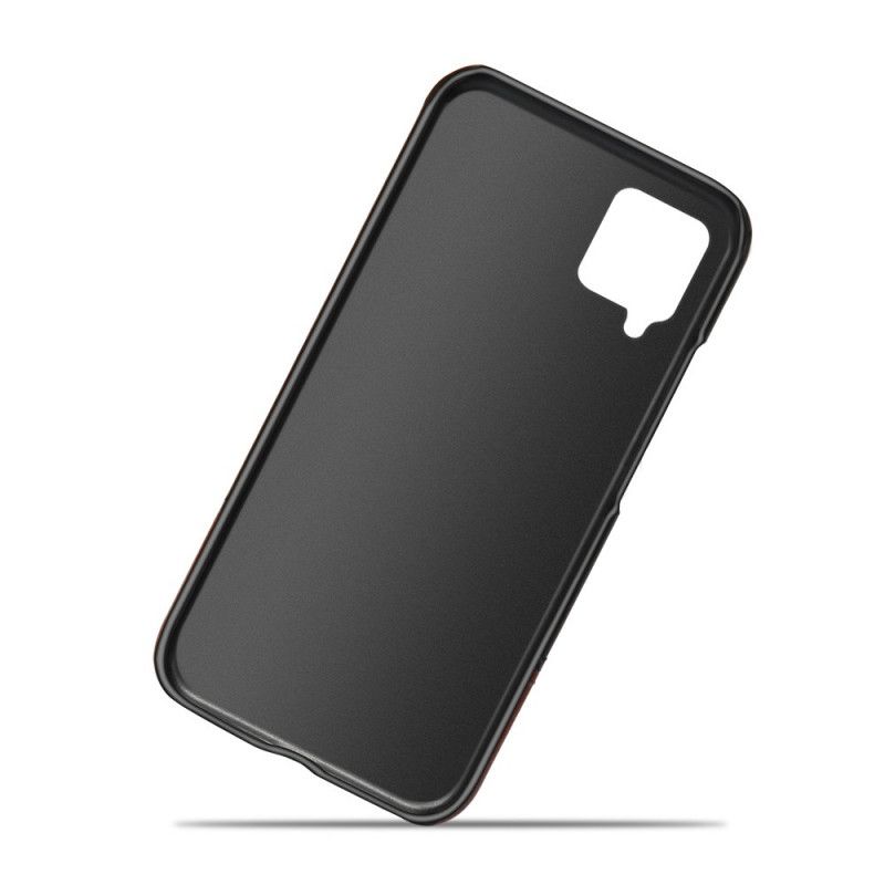 Cover for Samsung Galaxy A42 5G Sort Ksq Tofarvet Lædereffekt