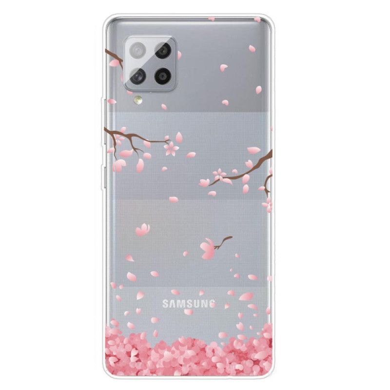 Cover Samsung Galaxy A42 5G Blomstrende Grene Original