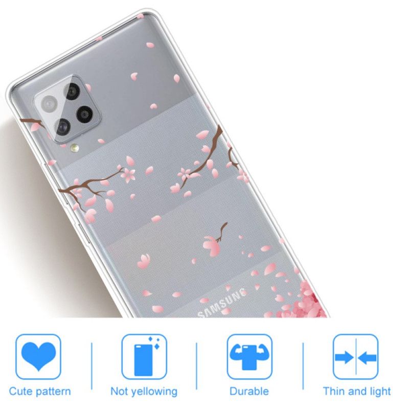 Cover Samsung Galaxy A42 5G Blomstrende Grene Original