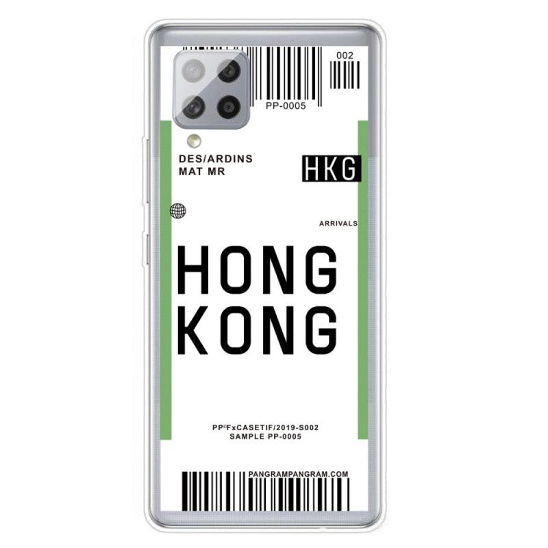 Cover Samsung Galaxy A42 5G Boardingkort Til Hong Kong Beskyttelse