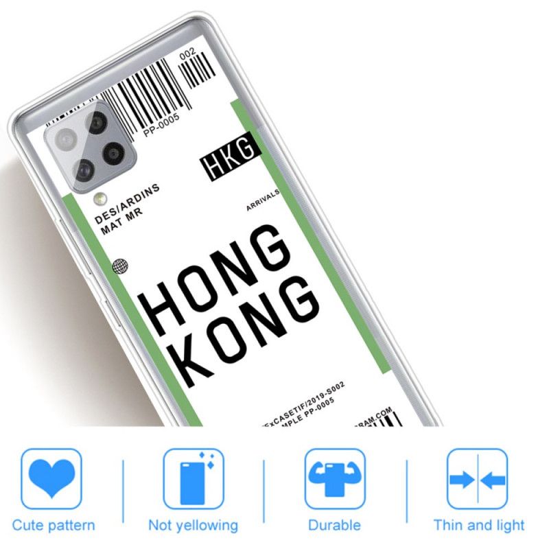 Cover Samsung Galaxy A42 5G Boardingkort Til Hong Kong Beskyttelse