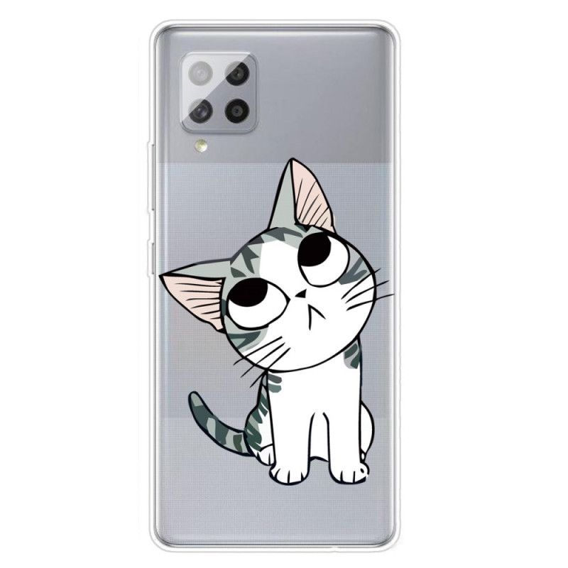 Cover Samsung Galaxy A42 5G Charmerende Kat Original