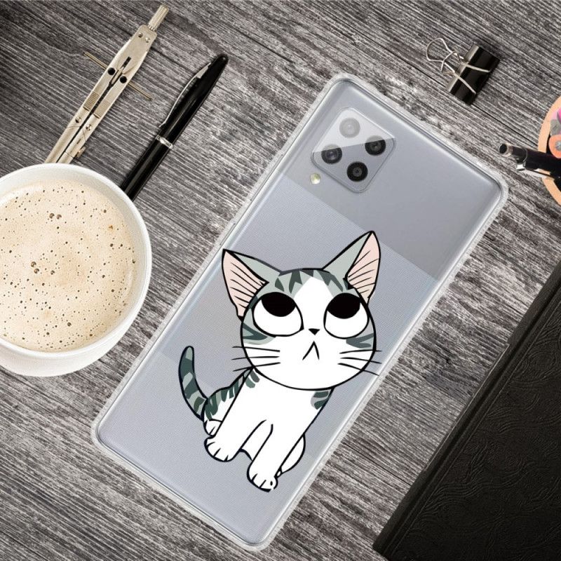 Cover Samsung Galaxy A42 5G Charmerende Kat Original