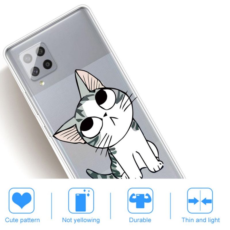 Cover Samsung Galaxy A42 5G Charmerende Kat Original