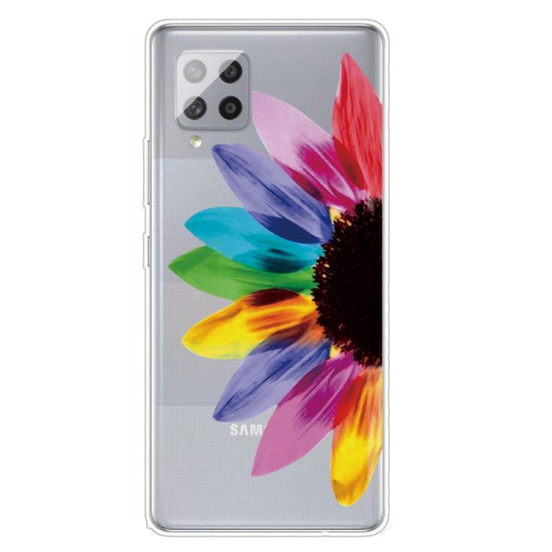 Cover Samsung Galaxy A42 5G Farvet Blomst Beskyttelse