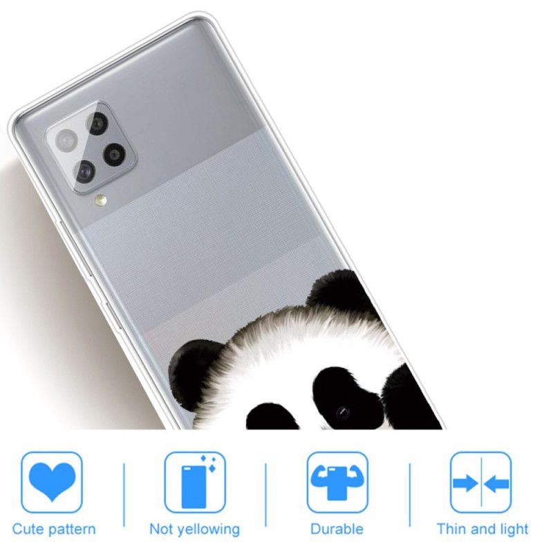 Cover Samsung Galaxy A42 5G Gennemsigtig Panda