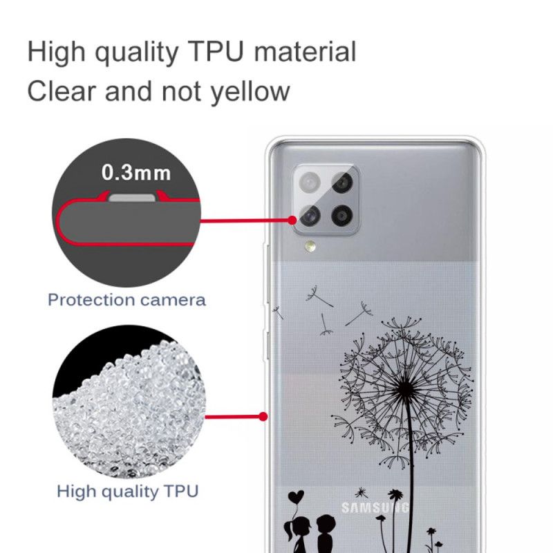 Cover Samsung Galaxy A42 5G Mælkebøtte Kærlighed