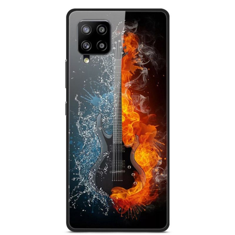 Cover Samsung Galaxy A42 5G Mobilcover Guitarhærdet Glas