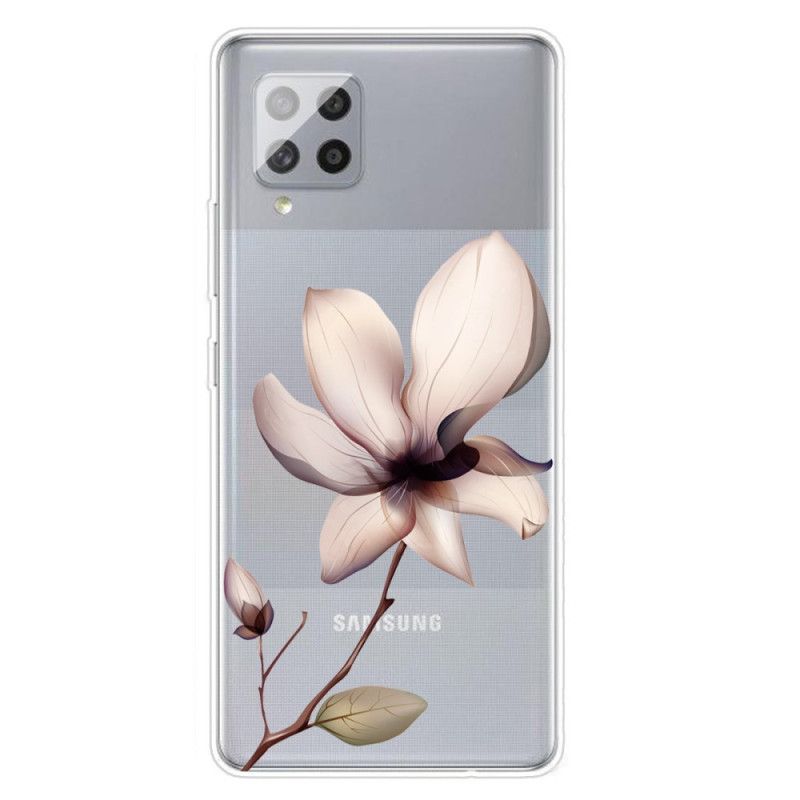 Cover Samsung Galaxy A42 5G Premium Blomster