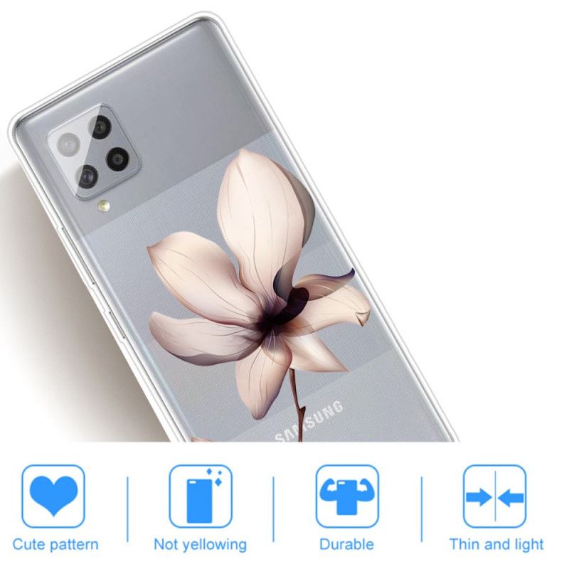 Cover Samsung Galaxy A42 5G Premium Blomster