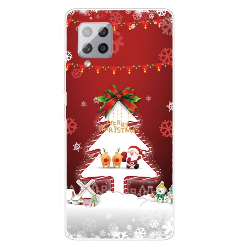 Cover Samsung Galaxy A42 5G Rød God Jul