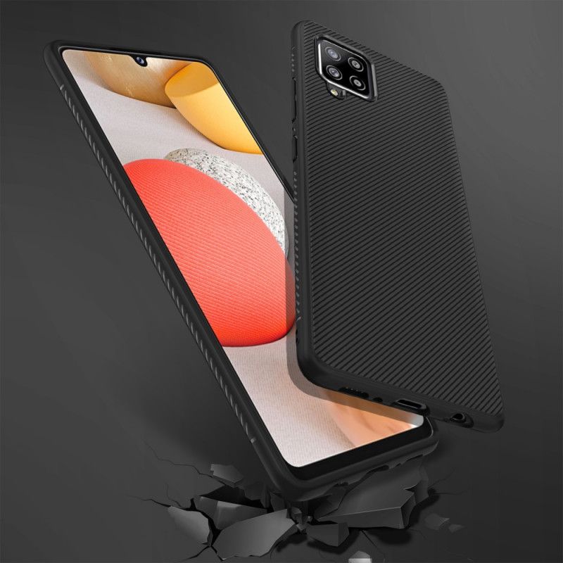 Cover Samsung Galaxy A42 5G Sort Jazzserie Twill