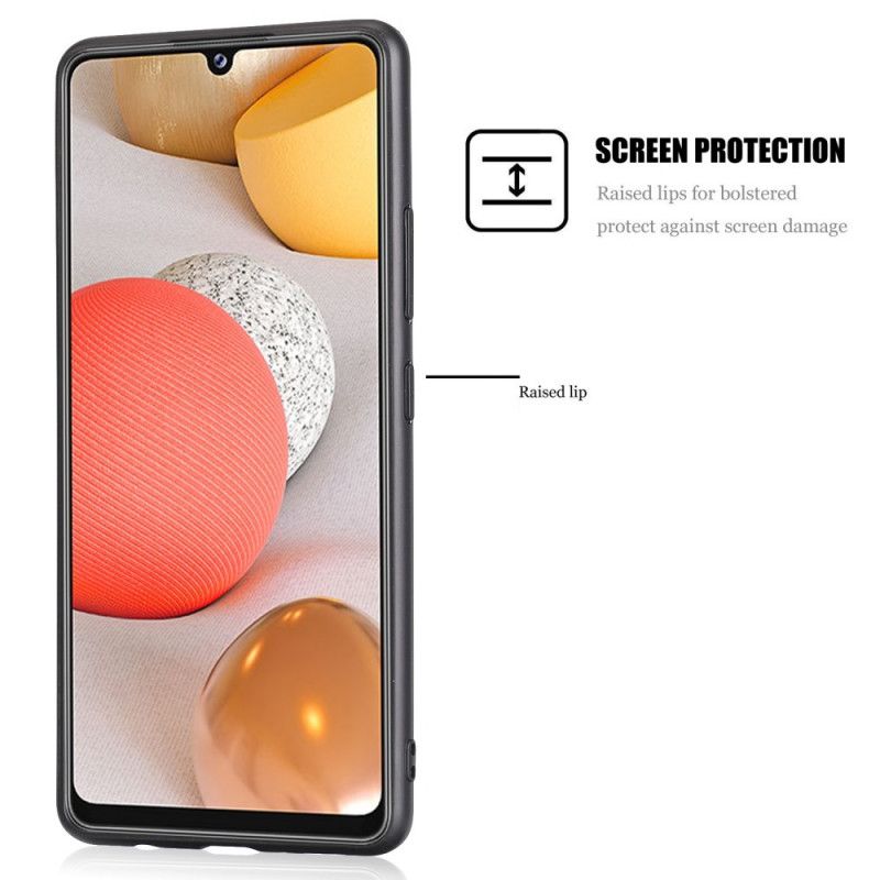 Cover Samsung Galaxy A42 5G Sort Performance Lædereffekt