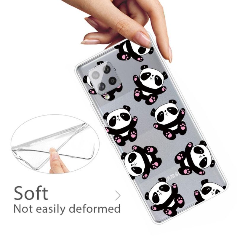 Cover Samsung Galaxy A42 5G Top Sjove Pandaer