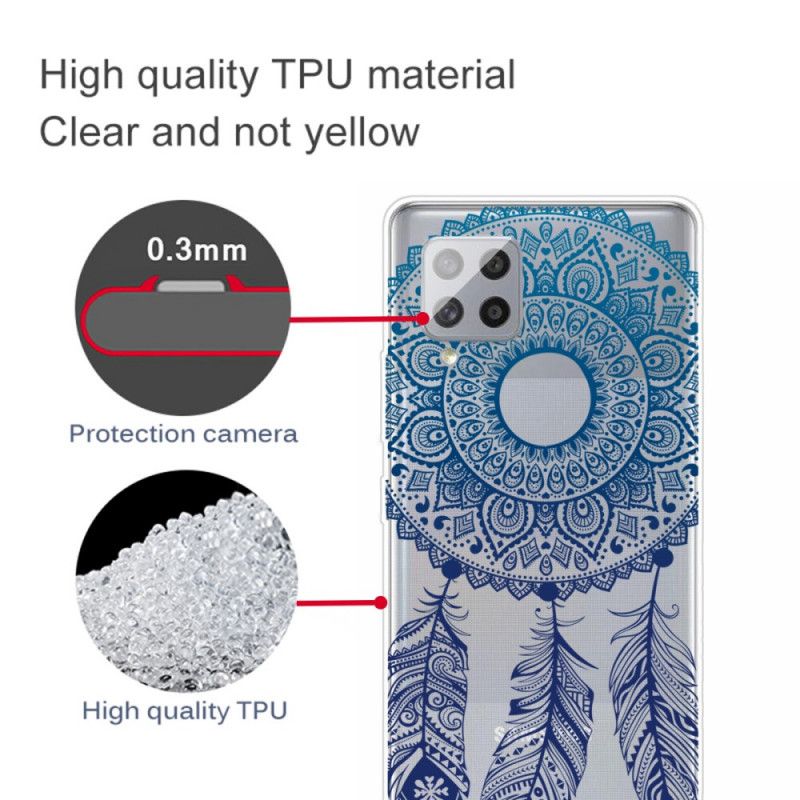 Cover Samsung Galaxy A42 5G Unik Blomstermandala