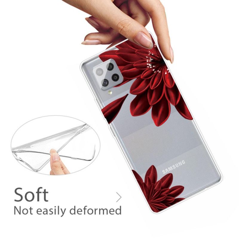 Cover Samsung Galaxy A42 5G Vilde Blomster Beskyttelse