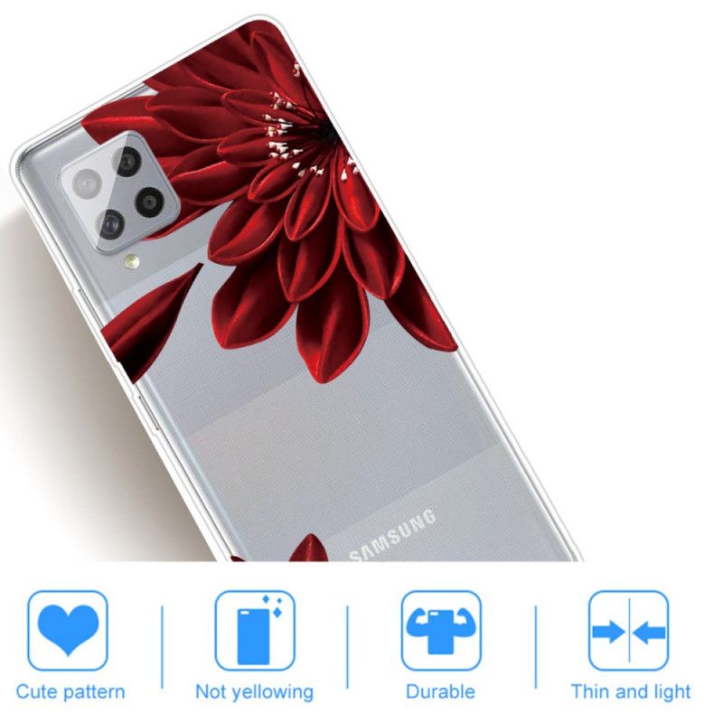 Cover Samsung Galaxy A42 5G Vilde Blomster Beskyttelse