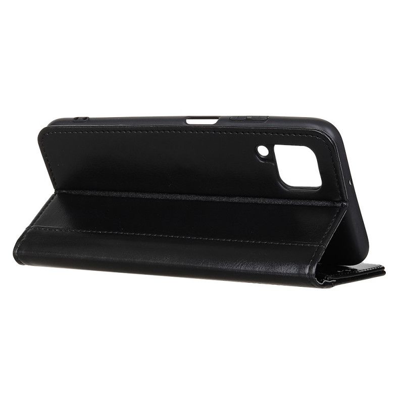 Flip Cover Læder for Samsung Galaxy A42 5G Sort Version Med Retronit