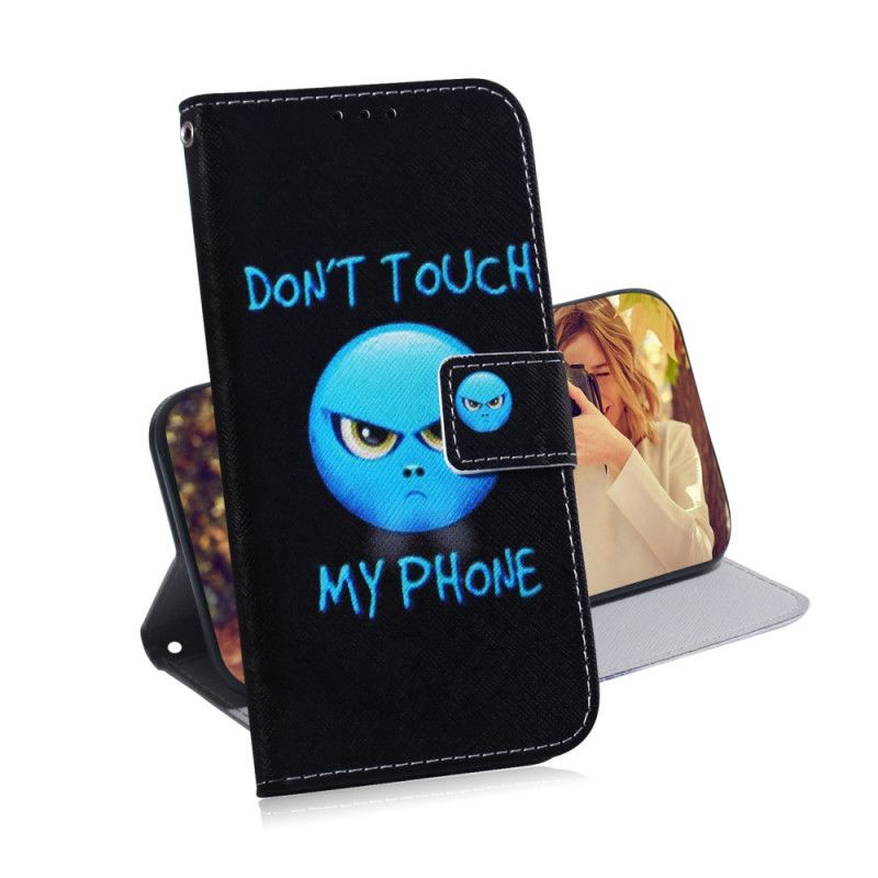 Flip Cover Læder Samsung Galaxy A42 5G Emoji-Telefon