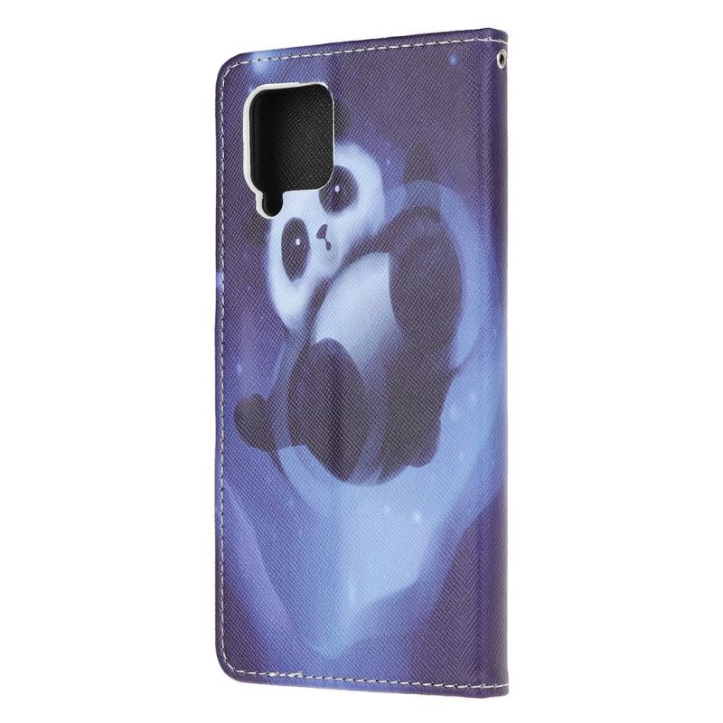 Flip Cover Læder Samsung Galaxy A42 5G Pandarum Med Rem Original