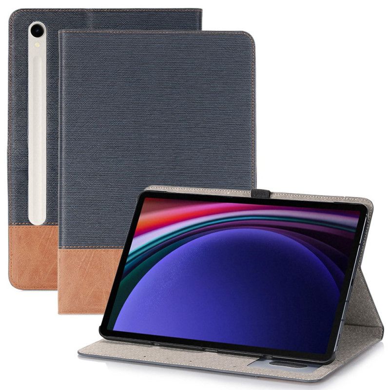 Læder Cover Samsung Galaxy Tab S9 To-tonet