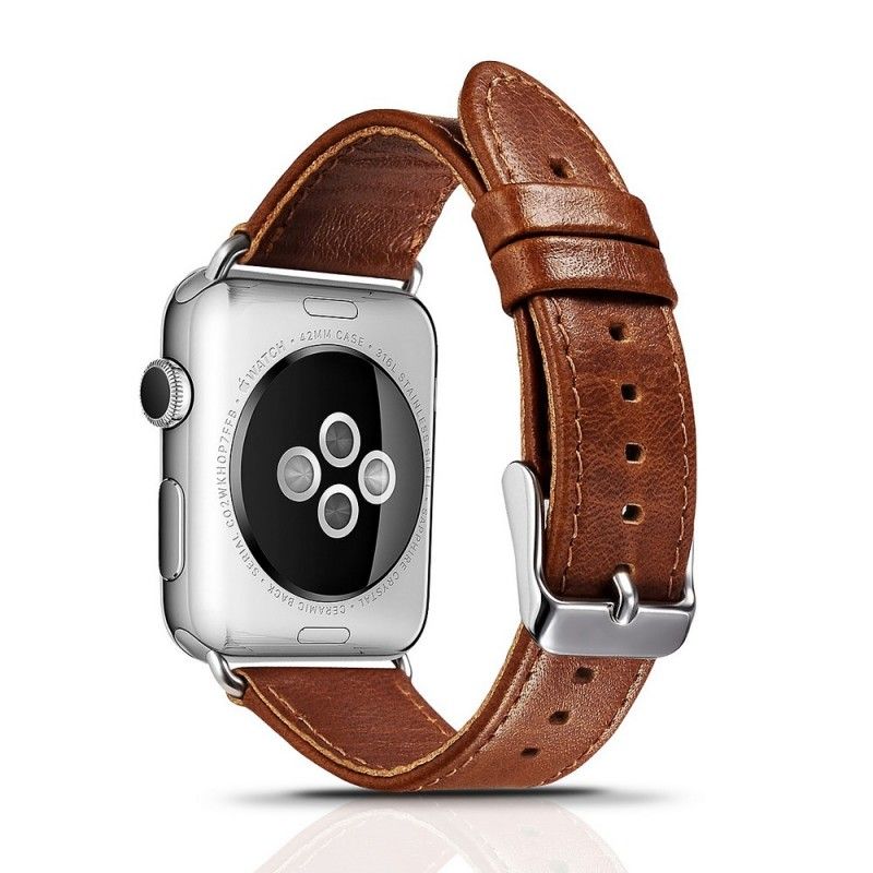 Apple Watch 42Mm Læderrem - Slangeskind