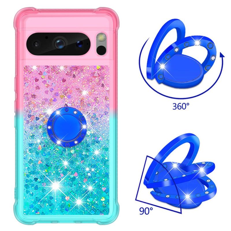 Cover Google Pixel 8 Pro Glitter Ring-holder