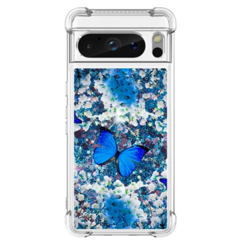 Cover Google Pixel 8 Pro Telefon Etui Sommerfugleglimmer