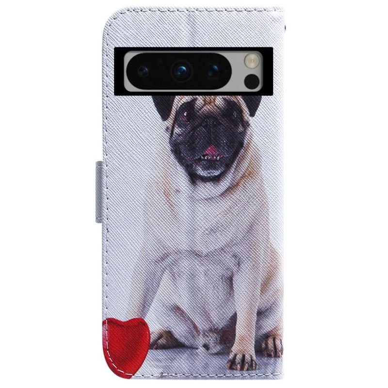 Flip Cover Google Pixel 8 Pro Mops Hund