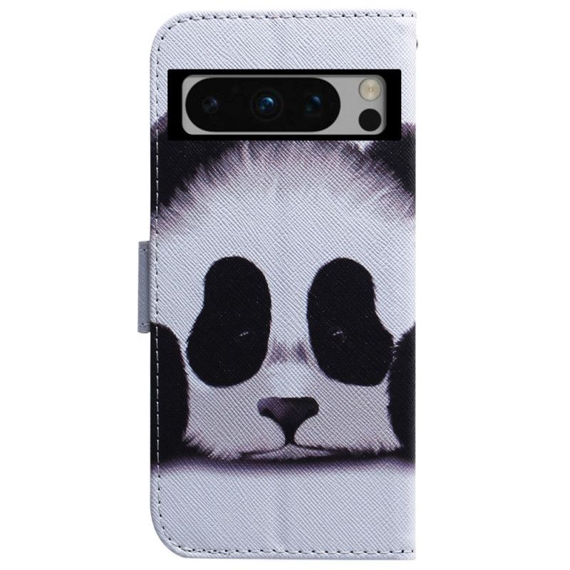 Flip Cover Google Pixel 8 Pro Panda Ansigt