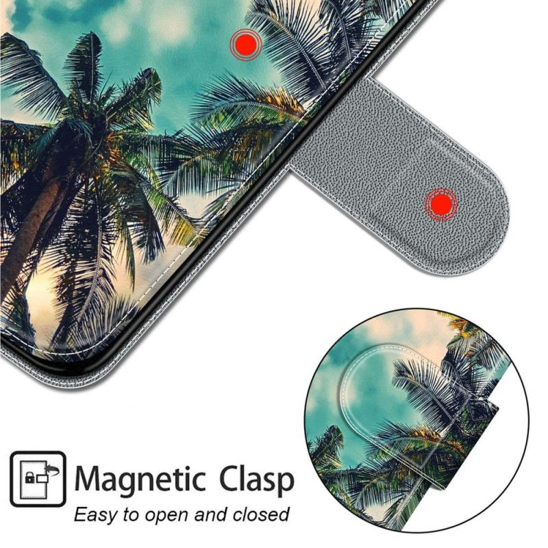 Flip Cover Google Pixel 8 Pro Strap Palms