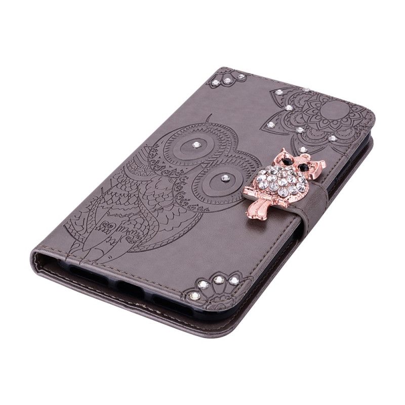 Flip Cover Google Pixel 8 Pro Ugle Mandala Og Charm