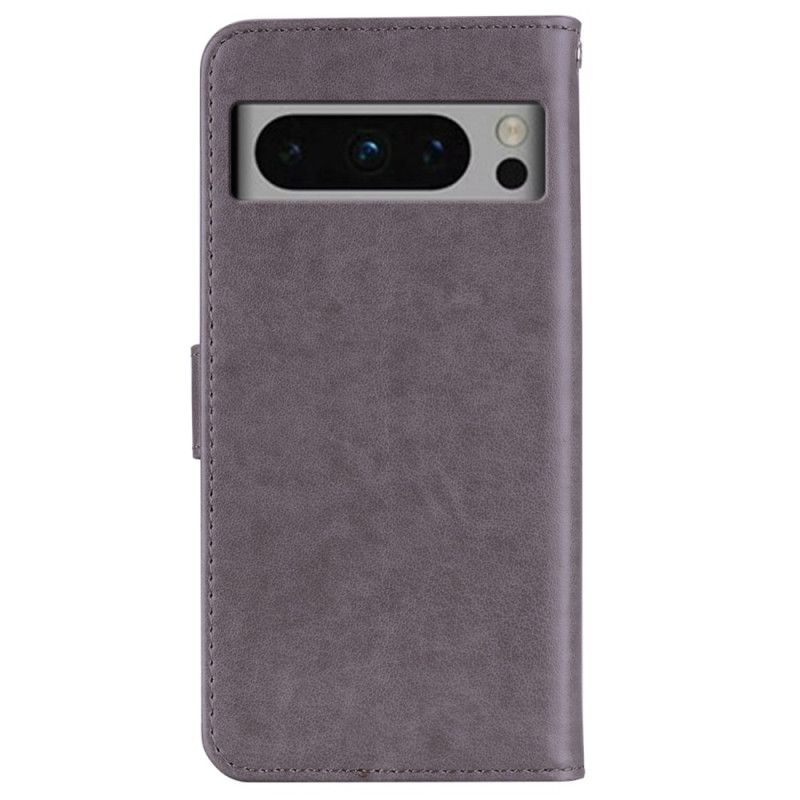 Flip Cover Til Google Pixel 8 Pro Ugle Mandala Og Snor