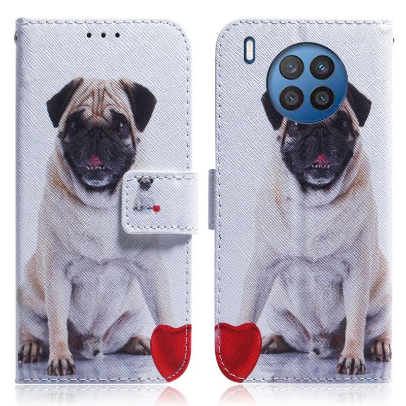 Flip Cover Huawei Nova 8i / Honor 50 Lite Pug Dog