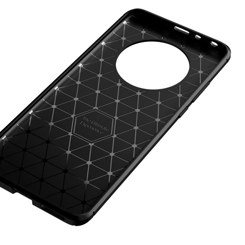 Cover Huawei Mate 40 Pro Sort Fleksibel Kulfiberstruktur Original