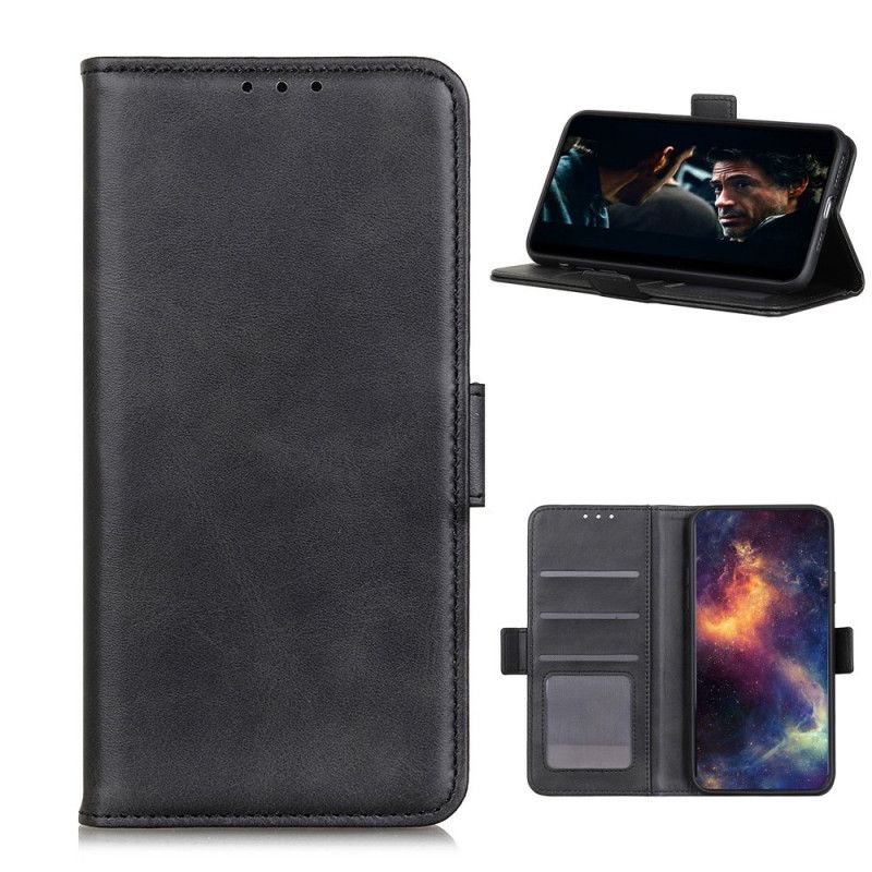 Flip Cover Læder Huawei Mate 40 Pro Sort Dobbelt Flap