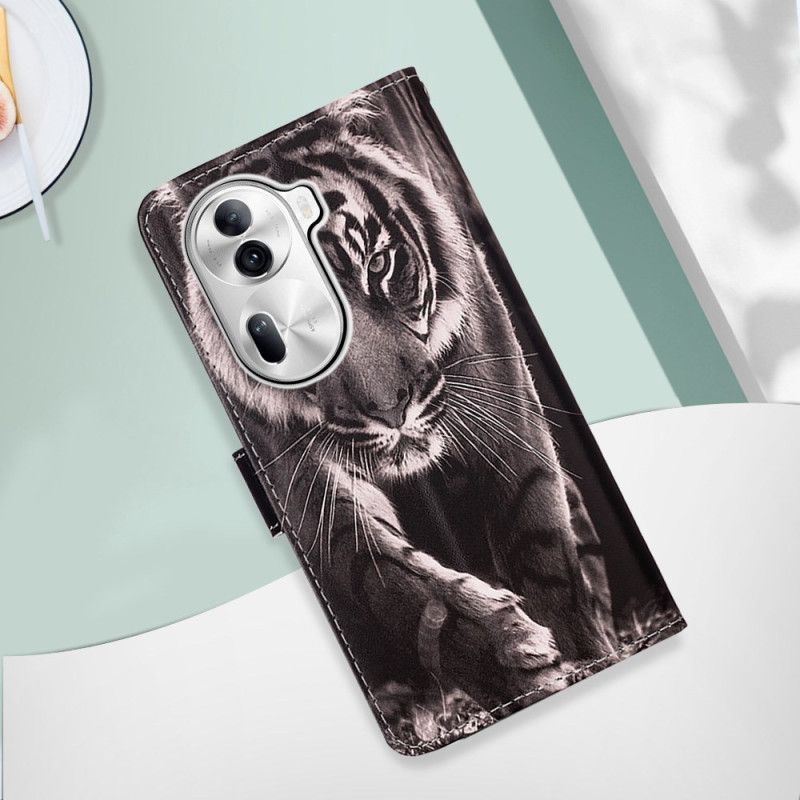 Flip Cover Oppo Reno 11 Pro 5g Tiger I Lanire