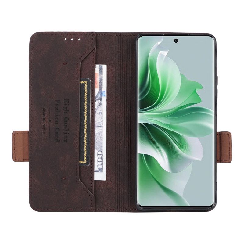 Læder Cover Oppo Reno 11 Pro 5g Telefon Etui Vintage Stil