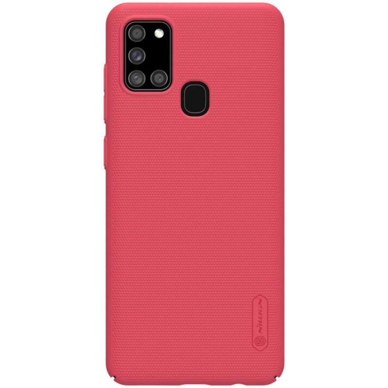 Cover for Samsung Galaxy A21s Sort Stiv Frostet Nillkin