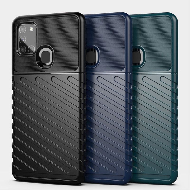 Cover for Samsung Galaxy A21s Sort Torden Serie