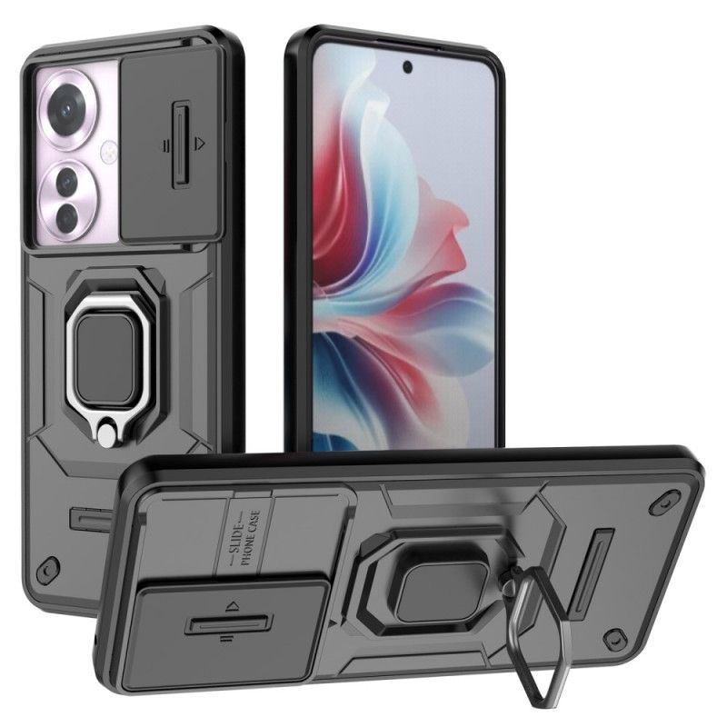 Cover Oppo Reno 11f 5g Ringresistent Glidende Kamerabeskytter