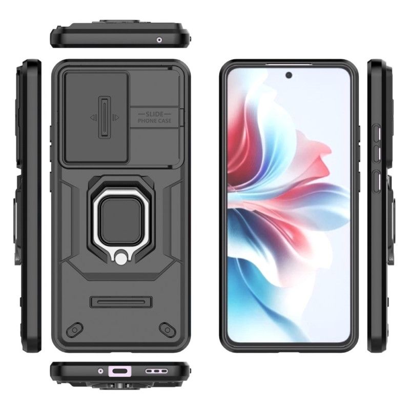 Cover Oppo Reno 11f 5g Ringresistent Glidende Kamerabeskytter