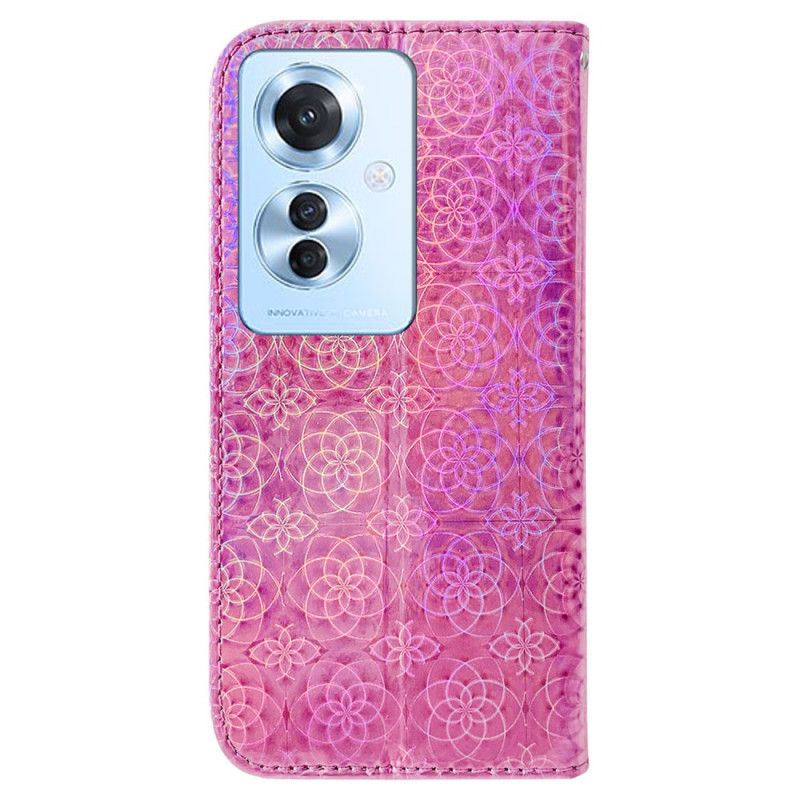 Flip Cover Oppo Reno 11f 5g Strappy Disco Style