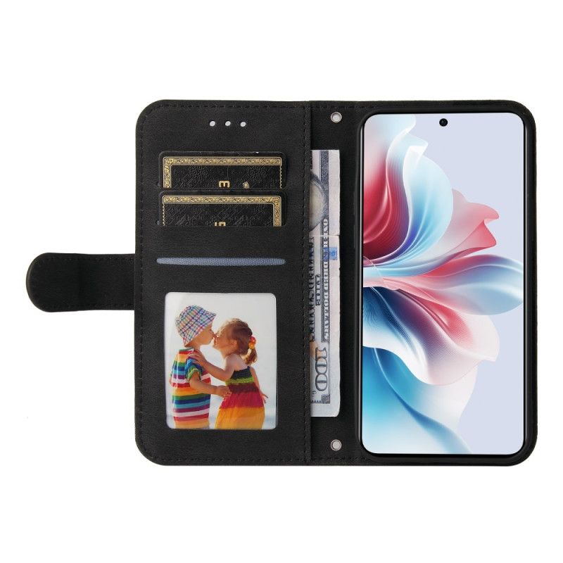 Flip Cover Til Oppo Reno 11f 5g Foldestropholder